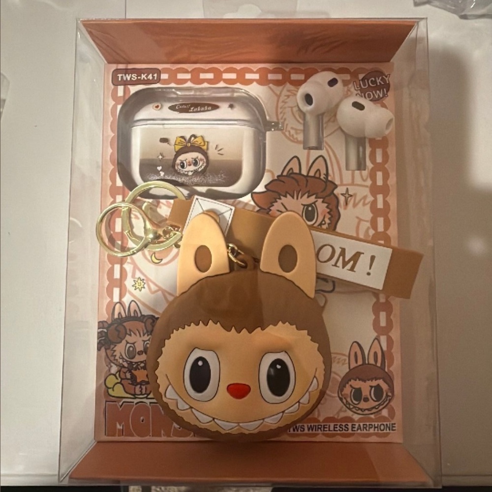 Cute Monsters (labubu theme) Wireless Earphone Set